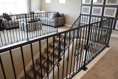 Interior-stair-with-basket-iron-bars