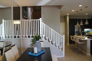 Contemporary system with U shaped balusters
